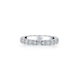 Moissanite infinity pinky ring