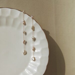 Summer pearl earrings