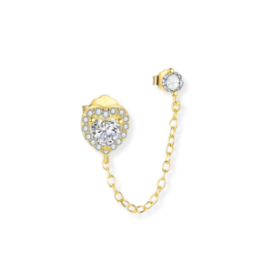 Love tassel stud earring