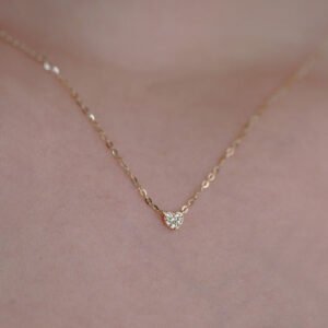 Love dainty necklace